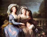 Marquise de Roug with Her Sons Alexis and Adrien